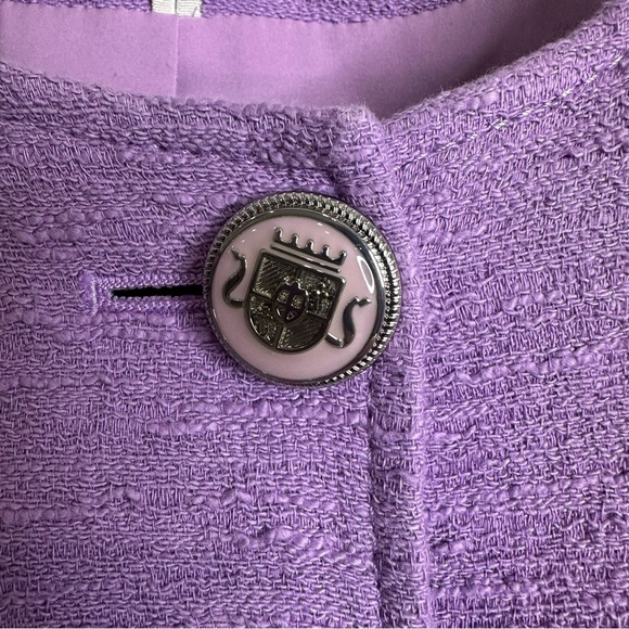 Veronica Beard Violet Corey Dickey Jacket Size 0 - Picture 9 of 13